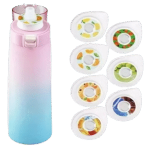 Botella de agua sabores