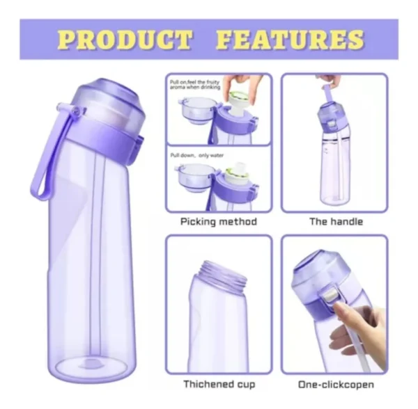 Botella de agua sabores